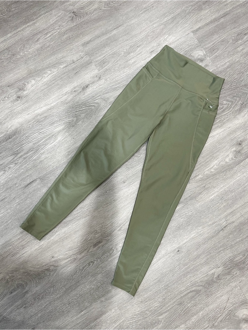 Sage Olive High-Waist Performance Leggings